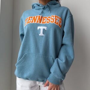 Russell Athletic Sky Blue Tennessee Volunteers Football Hoodie - Medium